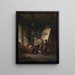 Nel studio - Karl von Enhuber — quadro incorniciato alla parete