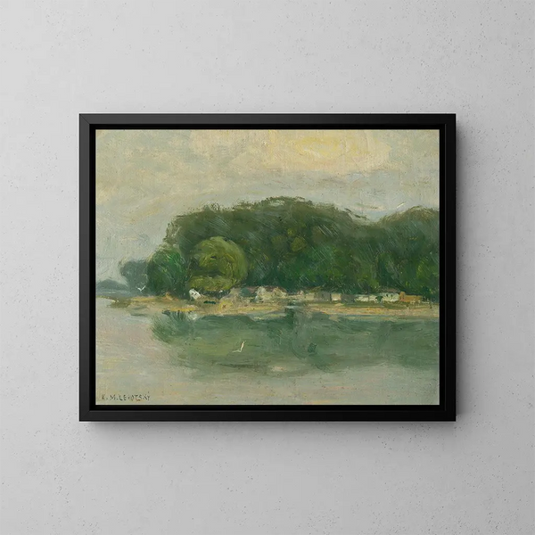 Banco Petralka del Danubio - Karol Miloslav Lehotský — quadro incorniciato alla parete