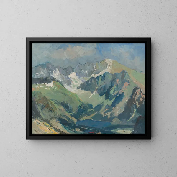 Paesaggio dei Tatras - Karol Polnyi — quadro incorniciato alla parete