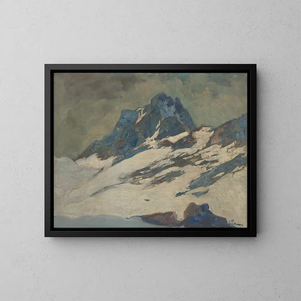 Les Tatras en hiver - Karol Polnyi — quadro incorniciato alla parete