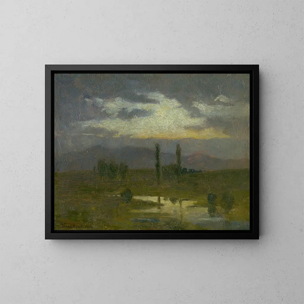 Crepuscolo - Karol Pongrácz — quadro incorniciato alla parete