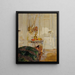 Interno bianco - Karoline Kubin — quadro incorniciato alla parete