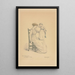 Mère et enfant - Kate Greenaway — quadro incorniciato alla parete
