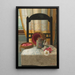 Nature morte avec une théière famille rose de Canton et des camélias - Kate Hayllar — quadro incorniciato alla parete