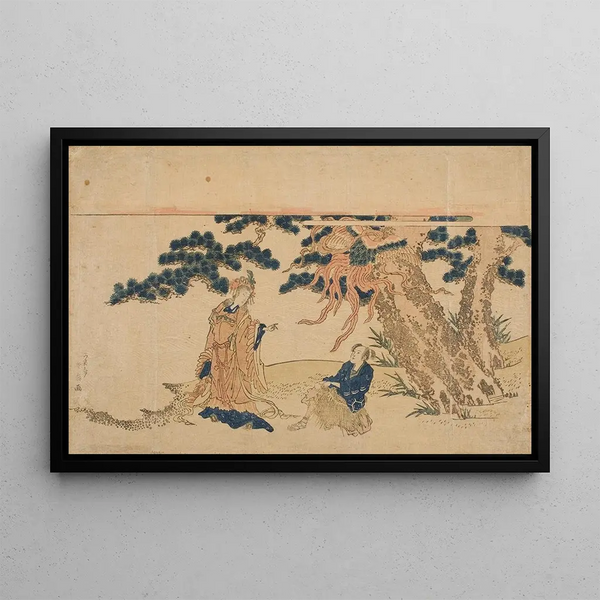 Katsukawa Shunsen - The Feather Robe Hagoromo.webp