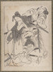 Album di schizzi di Katsushika Hokusai e dei suoi discepoli Pl04 - Katsushika Hokusai — vista dell’opera