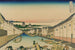 Edo Nihonbashi - Katsushika Hokusai — vista dell’opera