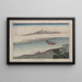 Fukeiga - Katsushika Hokusai — quadro incorniciato alla parete