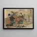 Kuwana - Katsushika Hokusai — quadro incorniciato alla parete