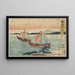 Maisaka - Katsushika Hokusai — quadro incorniciato alla parete