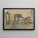 Numazu - Katsushika Hokusai — quadro incorniciato alla parete