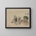 Shimada - Katsushika Hokusai — quadro incorniciato alla parete