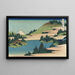 Ssh hakone kosui - Katsushika Hokusai — quadro incorniciato alla parete