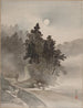 Voyager au clair de lune - Kawabata Gyokushō — vista dell’opera