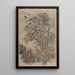 Vol de corvi all'alba - Kawanabe Kyōsai — quadro incorniciato alla parete