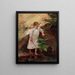 Fille dans un paysage - Kazimierz Alchimowicz — quadro incorniciato alla parete
