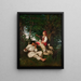 Paio di pastori nella foresta: Idillio - Kazimierz Pochwalski — quadro incorniciato alla parete