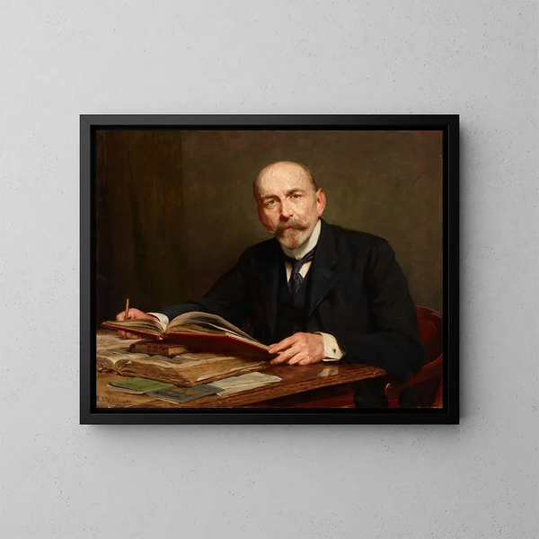 Ritratto di Zdzisław Morawski - Kazimierz Pochwalski — quadro incorniciato alla parete