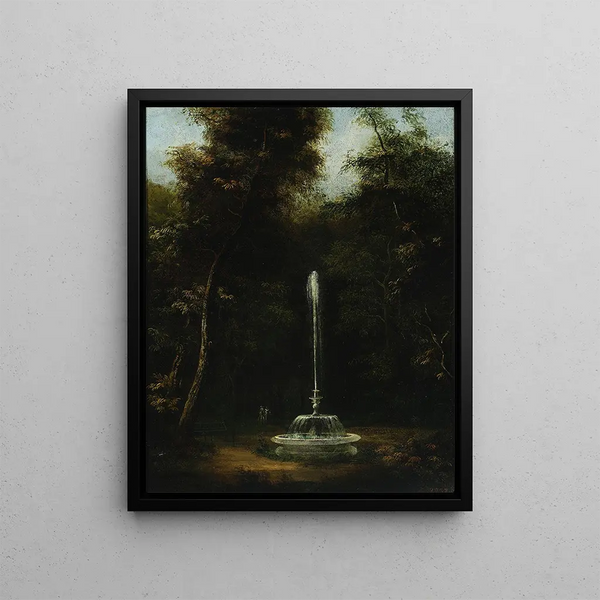 Kazimierz Wojniakowski - View of the azienki Park with a fountain II.webp