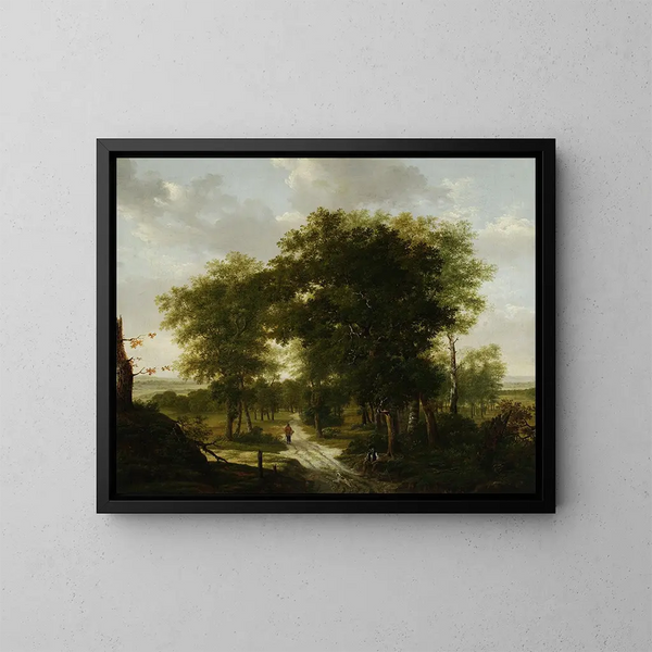 Paesaggio boscoso - Kazimierz Jan — quadro incorniciato alla parete