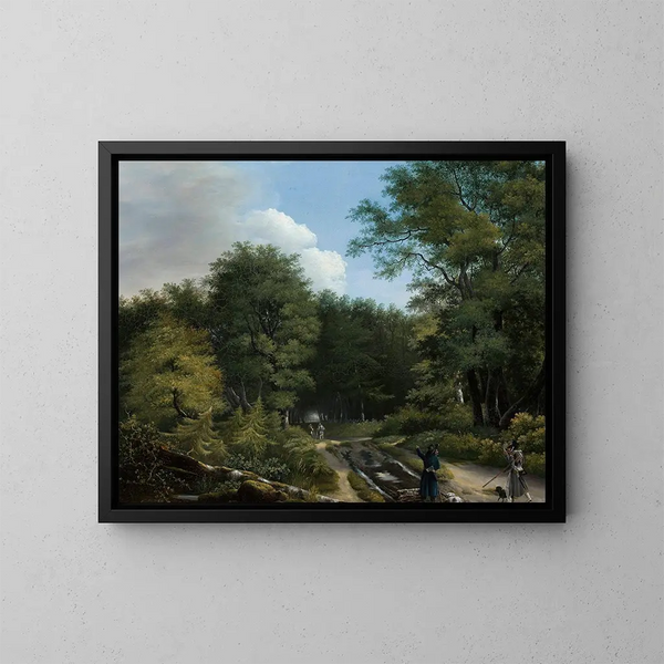 Sentiero nel bosco - Kazimierz Jan — quadro incorniciato alla parete