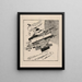 Satelliti suprematisti - Kazimir Malévitch — quadro incorniciato alla parete