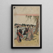 Mimeguri no hanami - Keisai Eisen — quadro incorniciato alla parete