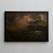 Le canoë fantôme, une légende du lac Tarawera - Kennett Watkins — quadro incorniciato alla parete
