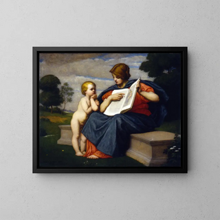 Libro di immagini - Kenyon Cox — quadro incorniciato alla parete