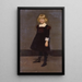 Portrait d'une jeune fille - Kenyon Cox — quadro incorniciato alla parete