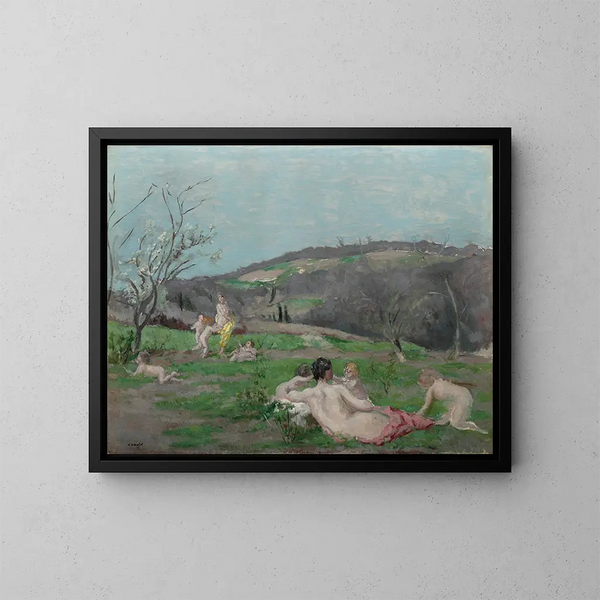 Le Jardin - Ker Xavier Roussel — quadro incorniciato alla parete