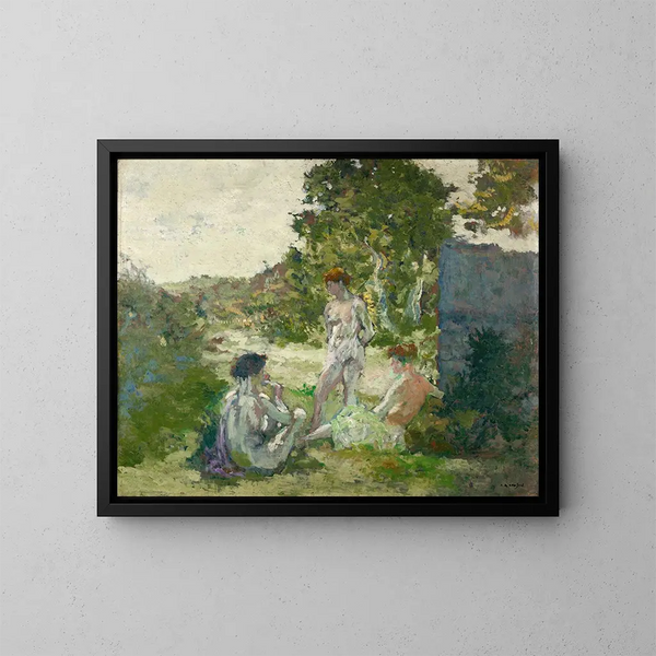 Le tre ninfe - Ker Xavier Roussel — quadro incorniciato alla parete