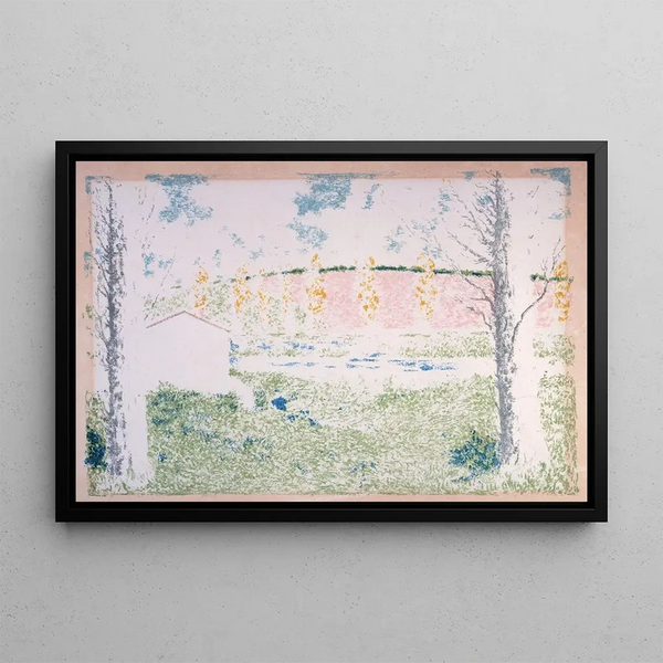 Casa in un paesaggio - Ker Xavier Roussel — quadro incorniciato alla parete