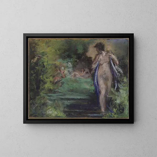 Nu dans la verdure - Ker Xavier Roussel — quadro incorniciato alla parete