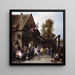 Fiera di San Giorgio - David Teniers il Giovane — quadro incorniciato alla parete