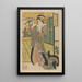 Geisha - Kikukawa Eizan — quadro incorniciato alla parete