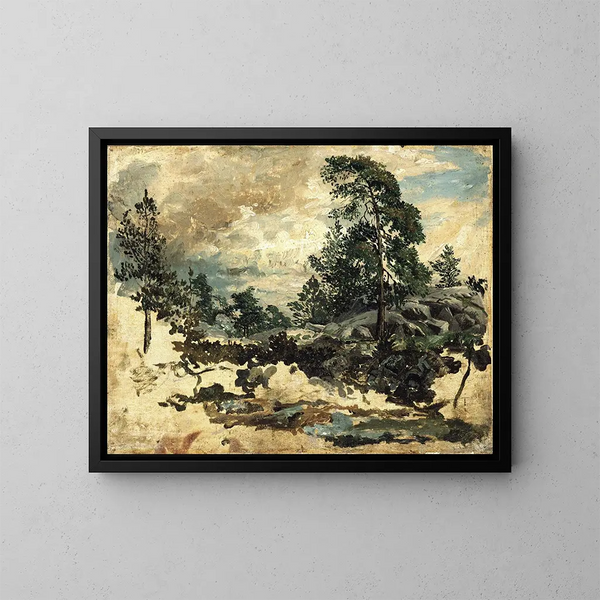 Studio sul campo - Kilian Zoll — quadro incorniciato alla parete