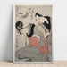 Riproduzione del dipinto Kitagawa Utamaro L'amore materno di Sankatsu e Hanshichi - Kitagawa Utamaro
