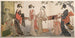 Araibari, lavaggio e stiratura del tessuto - Kitagawa Utamaro — vista dell’opera