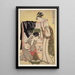 Chbon no zu Image de la classe moyenne - Kitagawa Utamaro — quadro incorniciato alla parete