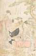 Profiter de la fraîcheur dans un jardin - Kitagawa Utamaro — vista dell’opera