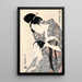 Coiffeur Kamiyui - Kitagawa Utamaro — quadro incorniciato alla parete