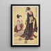 Jbon no zu Immagine della classe superiore - Kitagawa Utamaro — quadro incorniciato alla parete