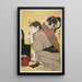 Kamiyui Coiffure - Kitagawa Utamaro — quadro incorniciato alla parete