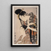 Kamiyui Coiffeur - Kitagawa Utamaro — quadro incorniciato alla parete