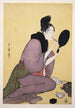 Kuchibeni Peindre les lèvres - Kitagawa Utamaro — vista dell’opera