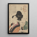 Leçon de haine Nikuburi - Kitagawa Utamaro — quadro incorniciato alla parete