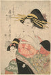 Portrait de beauté Karakoto au Chjiya - Kitagawa Utamaro — vista dell’opera