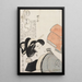 Rikomono Monsieur Je-sais-tout - Kitagawa Utamaro — quadro incorniciato alla parete