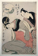 Sankatsu Hanshichi no bosetsu L'amour maternel de Sankatsu et Hanshichi - Kitagawa Utamaro — vista dell’opera